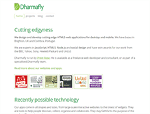 Tablet Screenshot of dharmafly.com